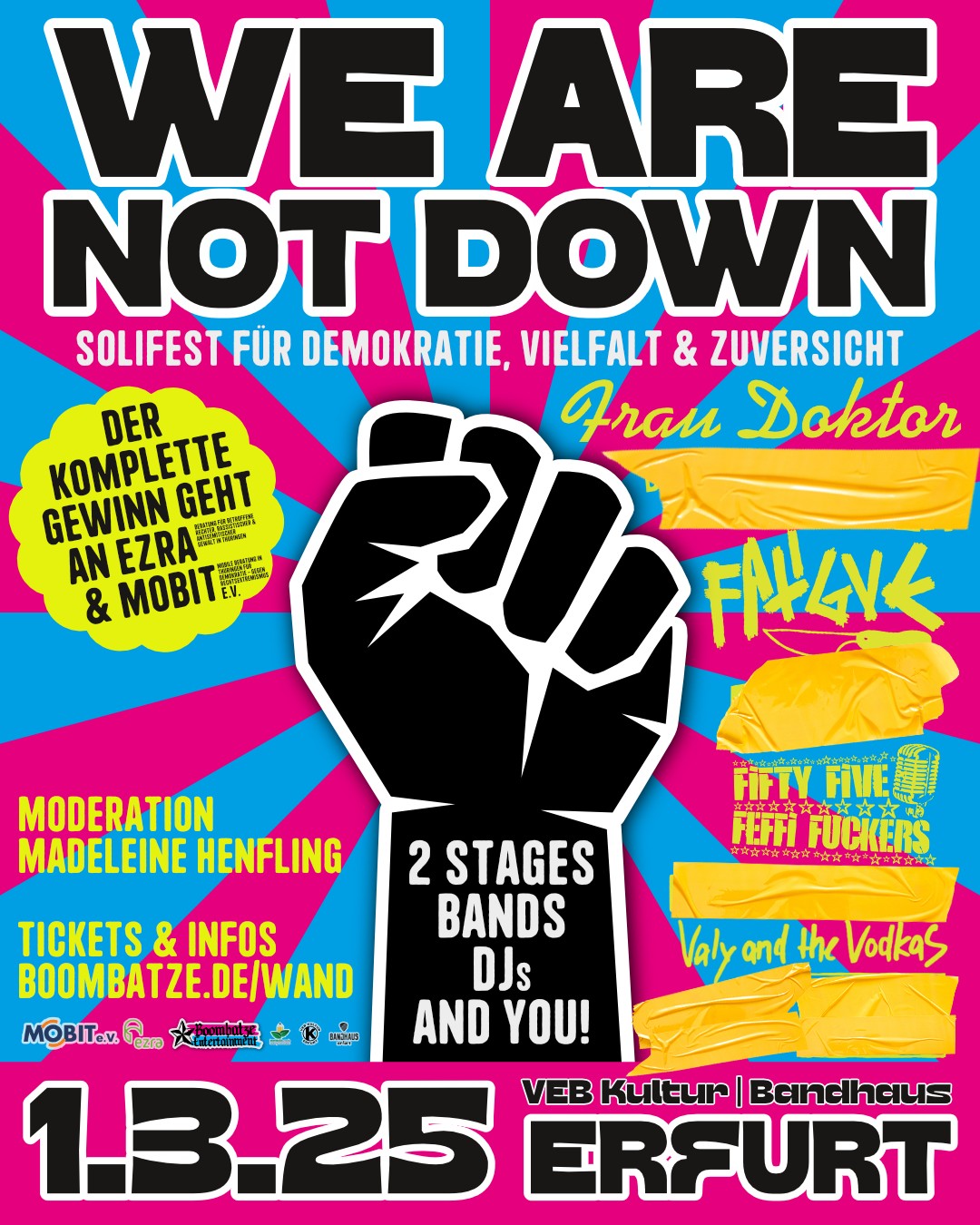 WE ARE NOT DOWN Cover